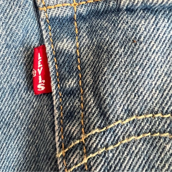 Levi’s 501 cut off jean shorts in classic blue denim size 27 excellent condition - Picture 9 of 12